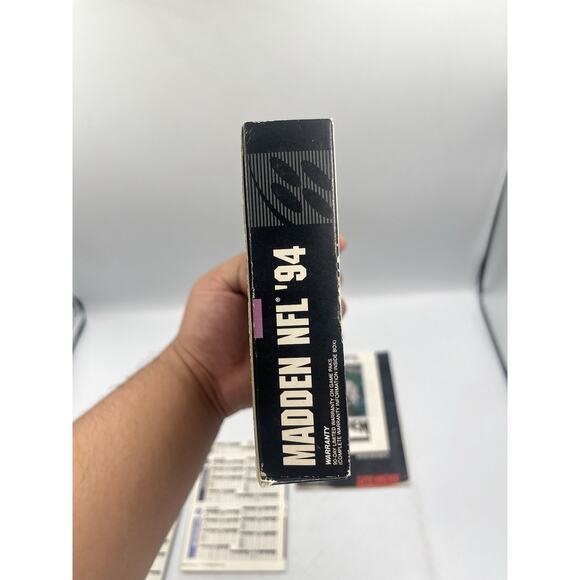 Madden '94 Super Nintendo SNES CIB + Inserts - Picture 14 of 16